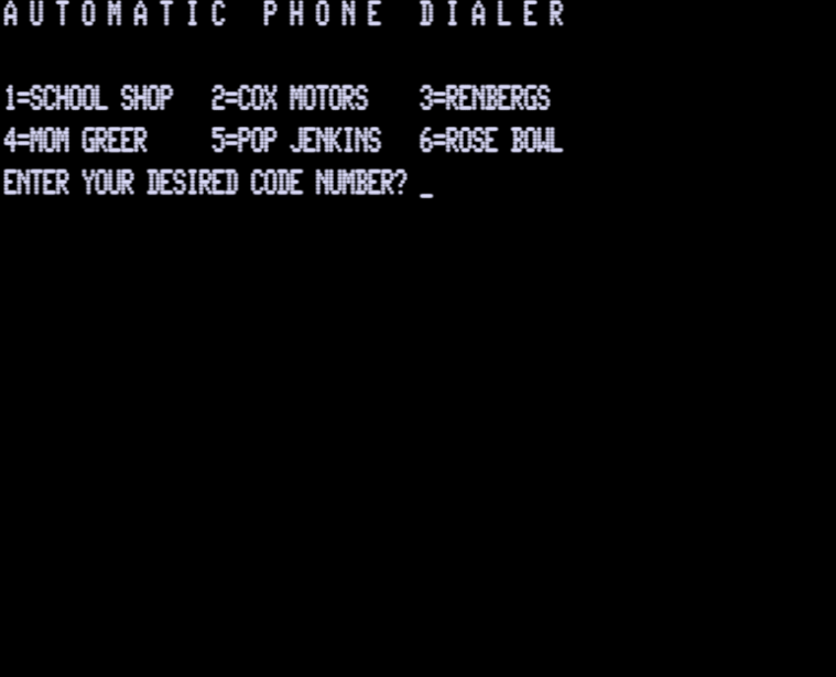 Screen shot
